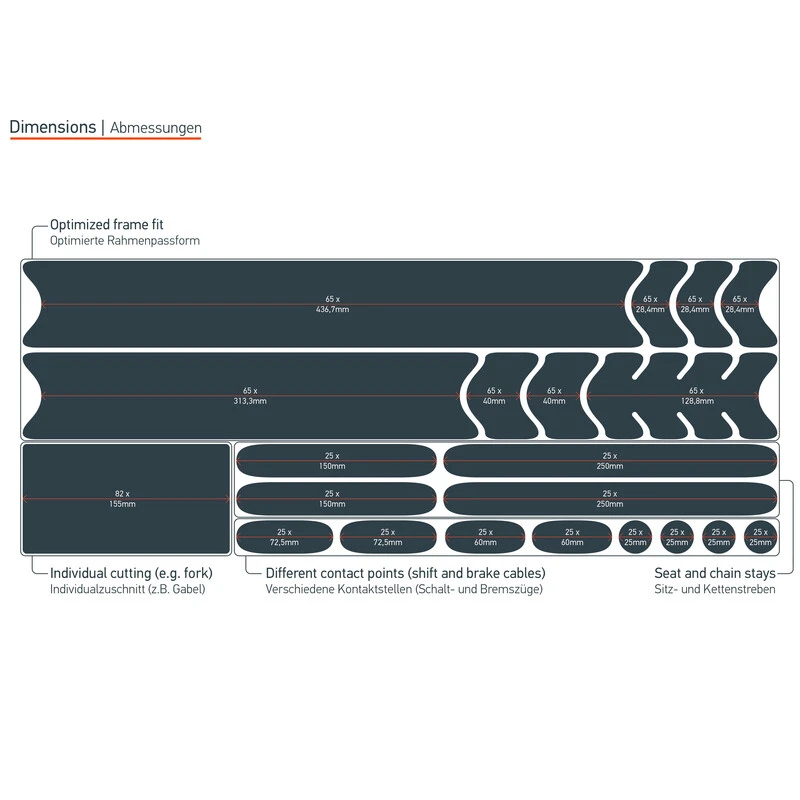 Luxshield Lackschutzfolie Bike Universal