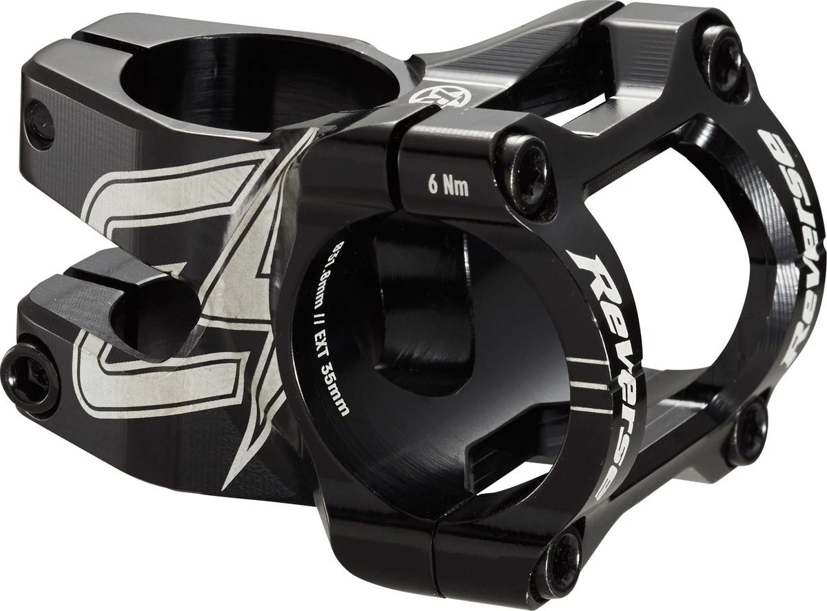 REVERSE Vorbau E-Black-ONE Enduro 35 / 50 mm Ø31,8mm (schwarz/grau)